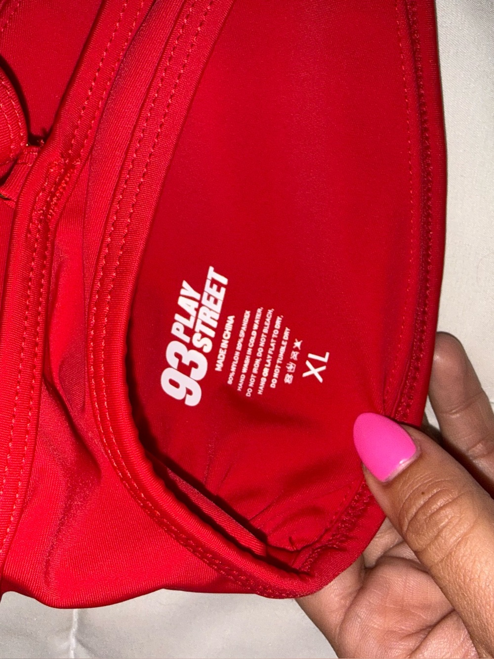 93 Play Street - Scarlett Red - Bridget Top XL, Chloe Bottom 2XL - Picture 6 of 7